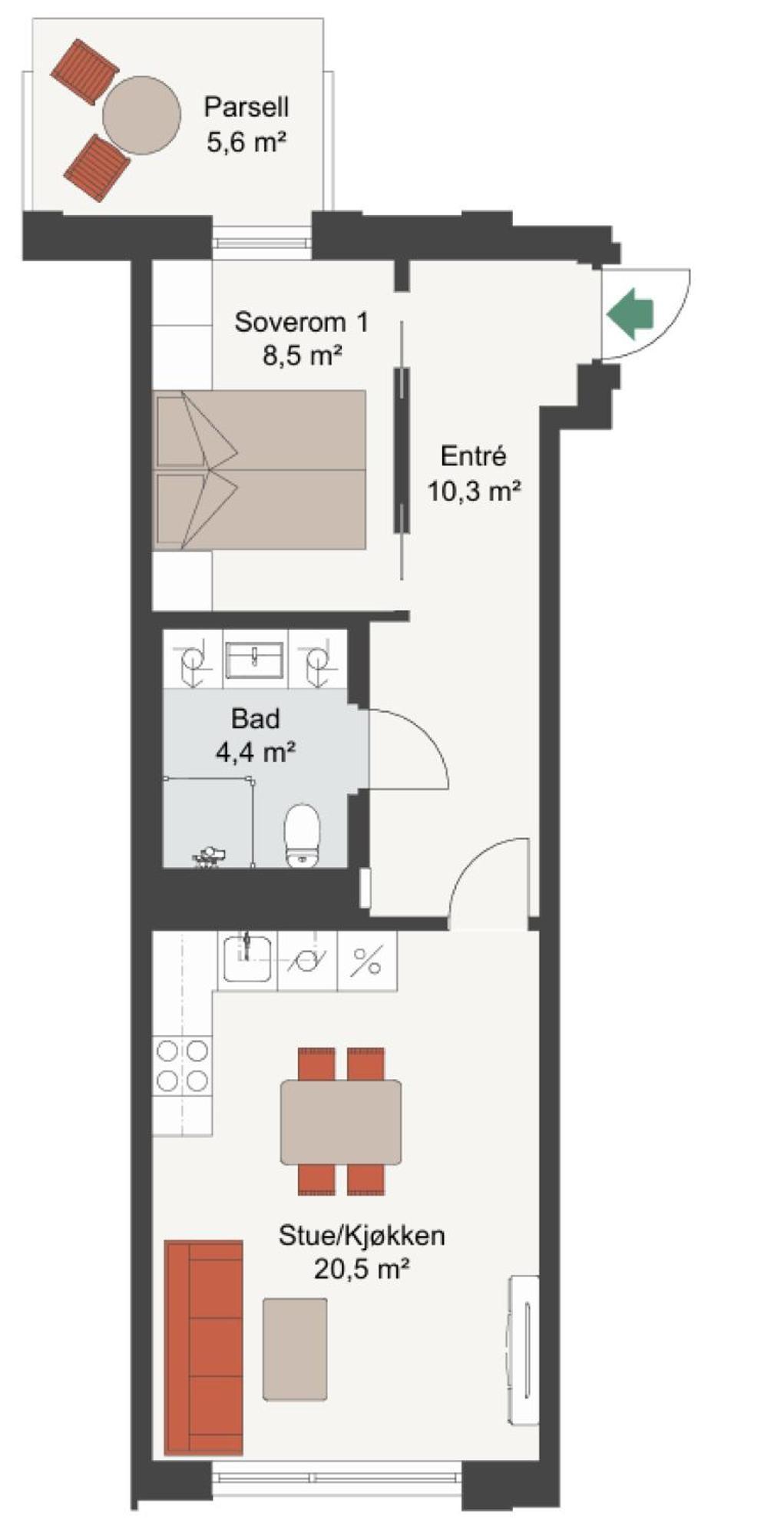 Brand New And Modern Apartment In Oslo Center ภายนอก รูปภาพ